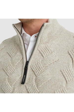 Vanguard Half zip collar star wool acrylic 8265 Pure cashmere