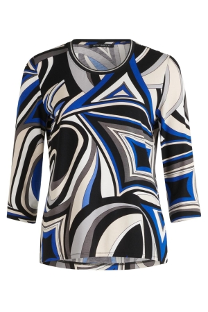 Betty Barclay Shirt Kurz 3/4 Arm 9880 black/blu