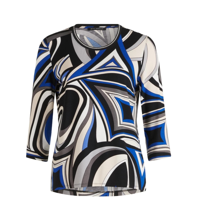 Betty Barclay Shirt Kurz 3/4 Arm 9880 black/blu