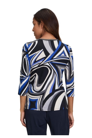Betty Barclay Shirt Kurz 3/4 Arm 9880 black/blu
