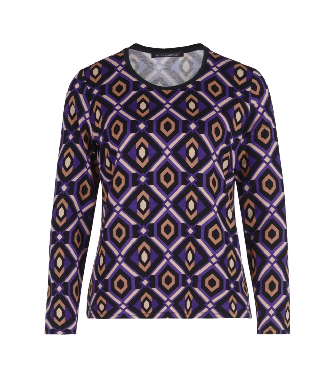Betty Barclay Shirt Kurz 1/1 Arm 6890Purple/black