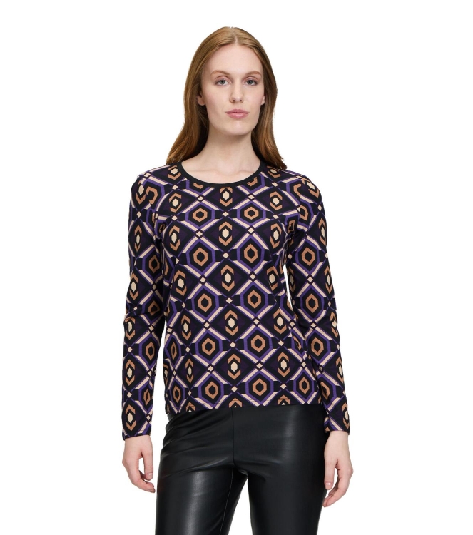 Betty Barclay Shirt Kurz 1/1 Arm 6890Purple/black