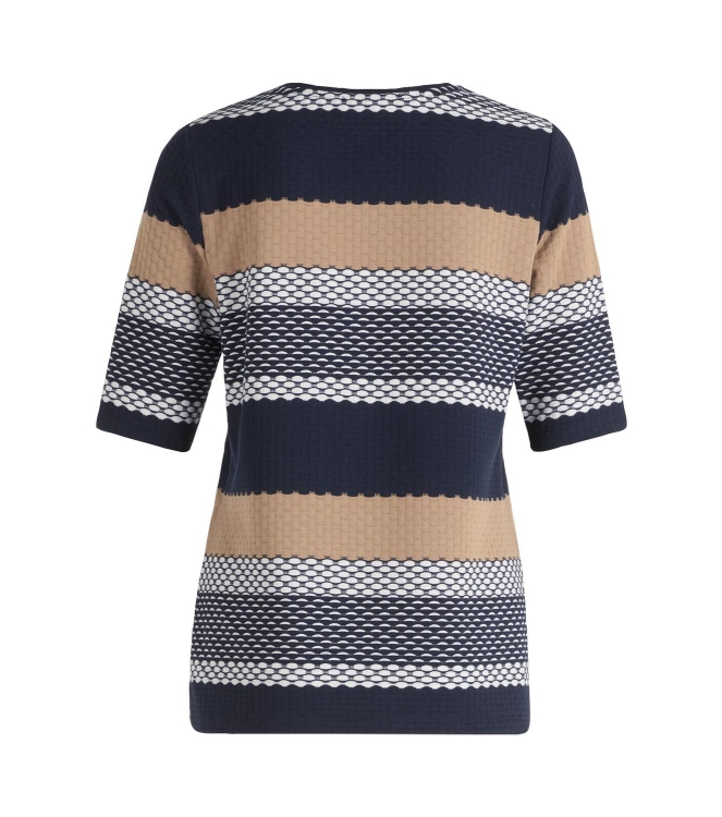 Betty Barclay Shirt Kurz 1/2 Arm 8878 Dark blue/beige