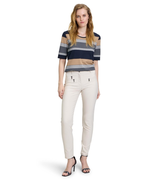 Betty Barclay Shirt Kurz 1/2 Arm 8878 Dark blue/beige