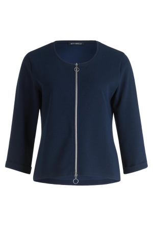 Betty Barclay Sweat Jacke Kurz 1/1 Arm 8345 Dark Sky