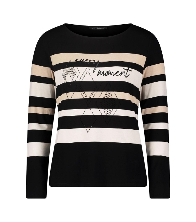 Betty Barclay Shirt Kurz 1/1 Arm 9875 Black /beige