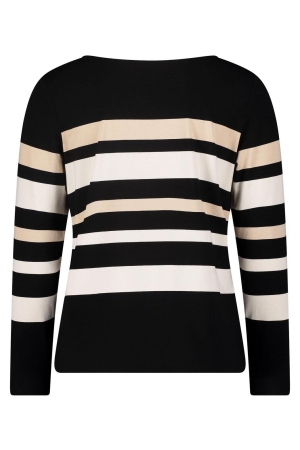 Betty Barclay Shirt Kurz 1/1 Arm 9875 Black /beige