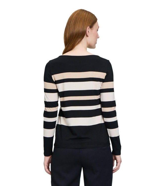 Betty Barclay Shirt Kurz 1/1 Arm 9875 Black /beige