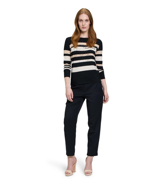 Betty Barclay Shirt Kurz 1/1 Arm 9875 Black /beige