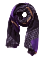 Betty Barclay Schals 6872 Purple/beige