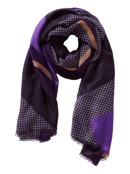 Betty Barclay Schals 6872 Purple/beige