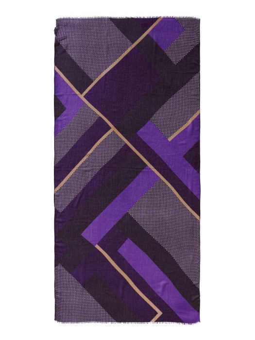 Betty Barclay Schals 6872 Purple/beige