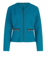 Betty Barclay Sweat Jacke Kurz 1/1 Arm 8558 Colonial blue