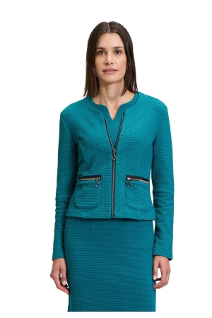 Betty Barclay Sweat Jacke Kurz 1/1 Arm 8558 Colonial blue