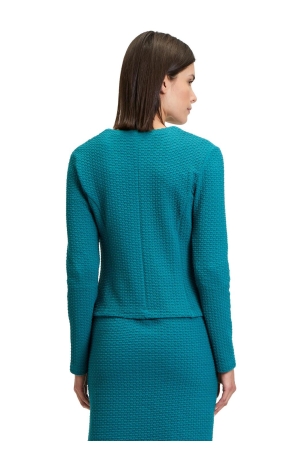 Betty Barclay Sweat Jacke Kurz 1/1 Arm 8558 Colonial blue