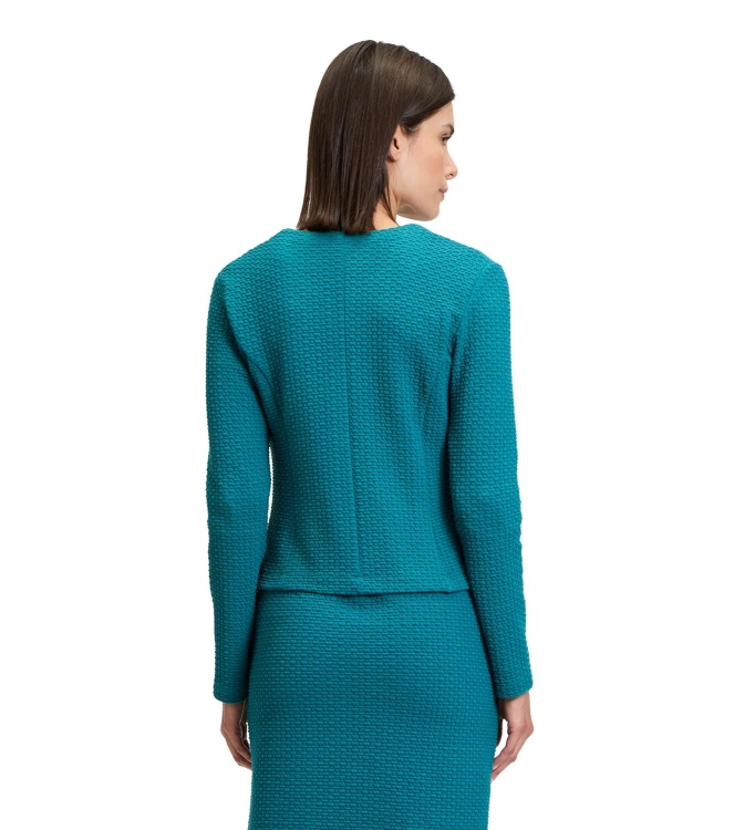 Betty Barclay Sweat Jacke Kurz 1/1 Arm 8558 Colonial blue