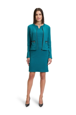 Betty Barclay Sweat Jacke Kurz 1/1 Arm 8558 Colonial blue