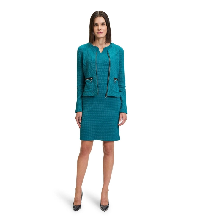 Betty Barclay Sweat Jacke Kurz 1/1 Arm 8558 Colonial blue