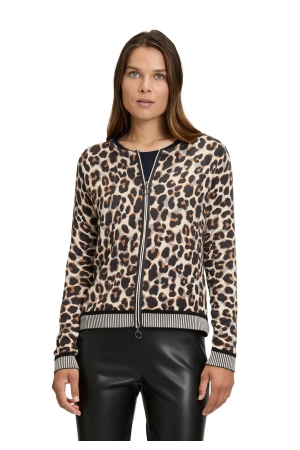 Betty Barclay Strickjacke Kurz 1/1 Arm 7899 Beige/brown