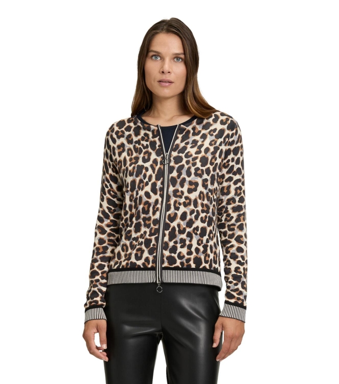 Betty Barclay Strickjacke Kurz 1/1 Arm 7899 Beige/brown
