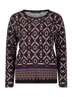 Betty Barclay Strickpullover Kurz 1/1 Arm 6890Purple/black