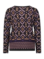 Betty Barclay Strickpullover Kurz 1/1 Arm 6890Purple/black