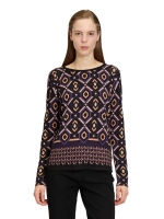 Betty Barclay Strickpullover Kurz 1/1 Arm 6890Purple/black