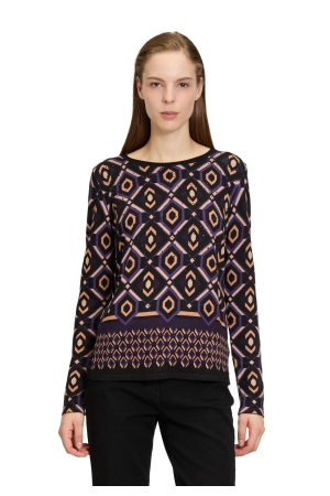 Betty Barclay Strickpullover Kurz 1/1 Arm 6890Purple/black