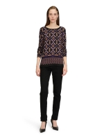 Betty Barclay Strickpullover Kurz 1/1 Arm 6890Purple/black