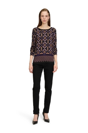 Betty Barclay Strickpullover Kurz 1/1 Arm 6890Purple/black