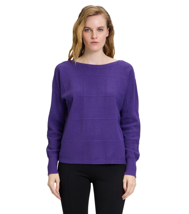Betty Barclay Strickpullover Kurz 1/1 Arm 6142 Blue violet