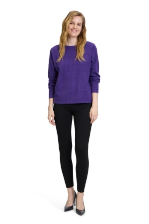 Betty Barclay Strickpullover Kurz 1/1 Arm 6142 Blue violet