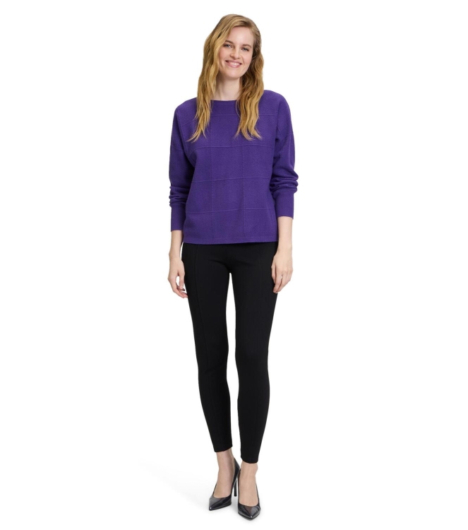 Betty Barclay Strickpullover Kurz 1/1 Arm 6142 Blue violet