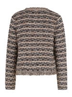 Betty Barclay Strickjacke Kurz 1/1 Arm 9972 Black/beige
