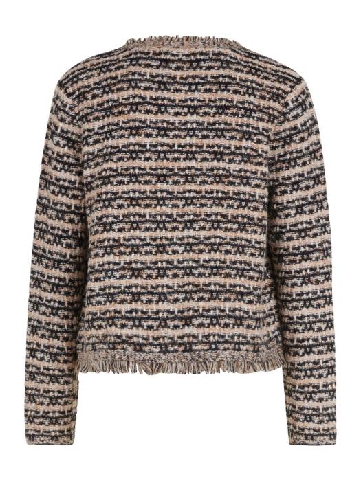 Betty Barclay Strickjacke Kurz 1/1 Arm 9972 Black/beige