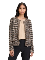 Betty Barclay Strickjacke Kurz 1/1 Arm 9972 Black/beige