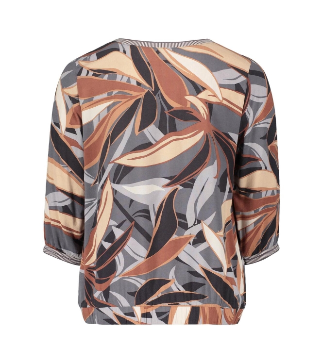 Betty Barclay Bluse Kurz 3/4 Arm 9871 Grey/brown