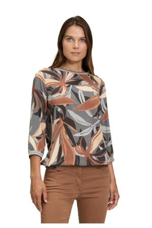 Betty Barclay Bluse Kurz 3/4 Arm 9871 Grey/brown