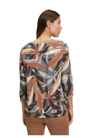Betty Barclay Bluse Kurz 3/4 Arm 9871 Grey/brown