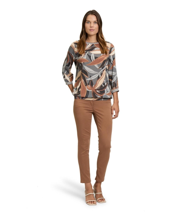 Betty Barclay Bluse Kurz 3/4 Arm 9871 Grey/brown