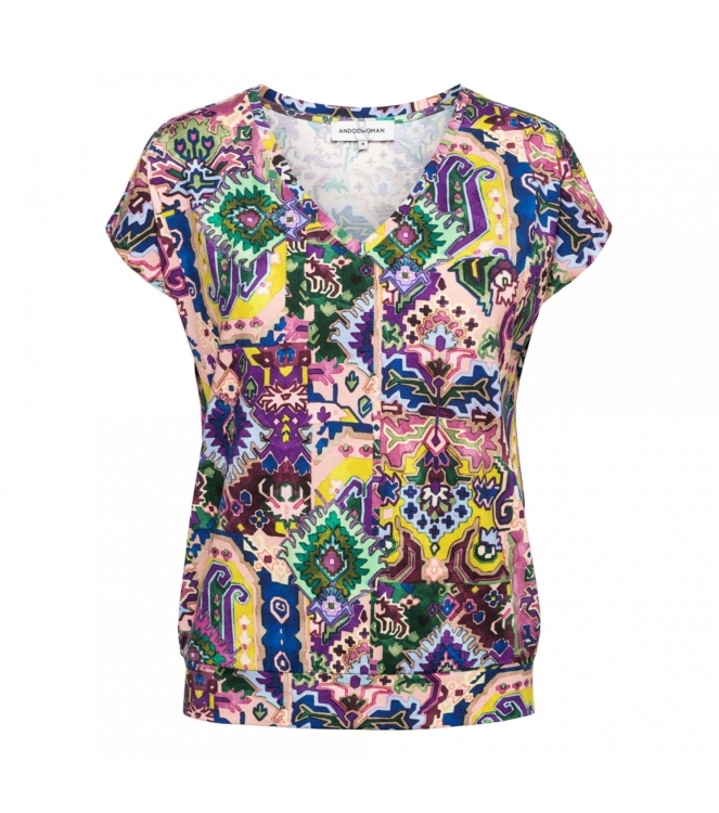 Co Woman LUCIA MULTI PATTERN 43095 n-green multi