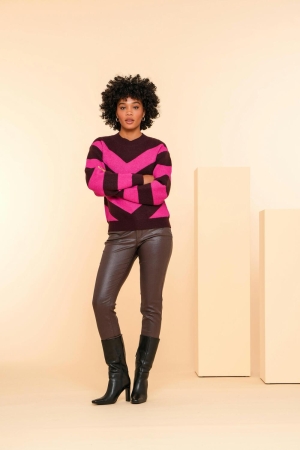 Geisha Jeans coated 775 Brown