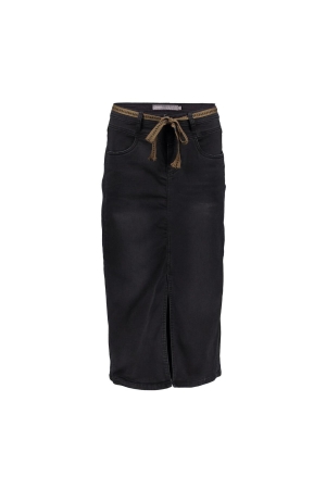 Geisha Jeans skirt 850 Black denim