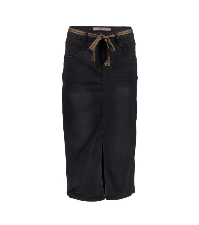 Geisha Jeans skirt 850 Black denim