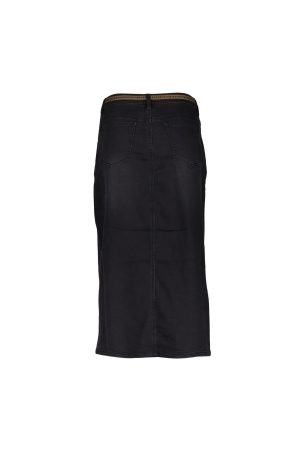 Geisha Jeans skirt 850 Black denim