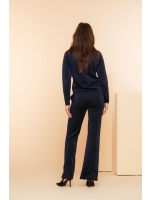 Geisha Pants lurex 999 Black/blu lurex