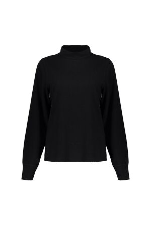 Geisha Sweat solid jacquard 999 Black