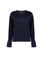 Geisha Top turtle with lurex 999 Black/blu lurex