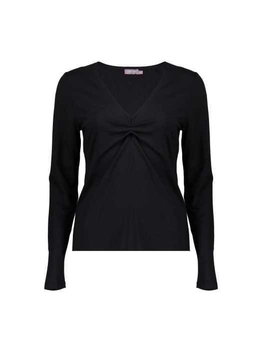 Geisha Top V-neck long sleeves 999 Black