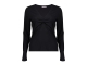Geisha Top V-neck long sleeves 999 Black